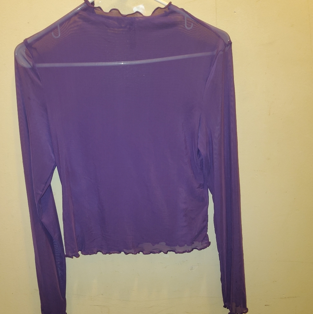 See Through Mesh Shirt